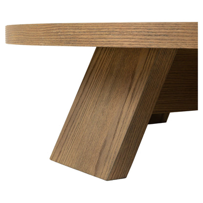 Sparrow Coffee Table - Washed Old Oak Veneer Thick