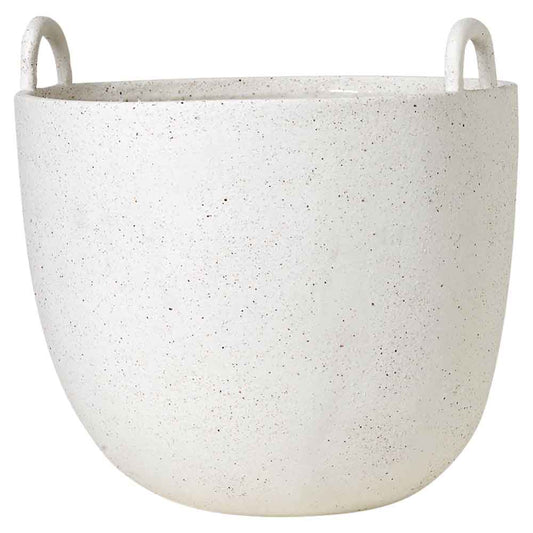 Speckle Large Pot - Off-White
