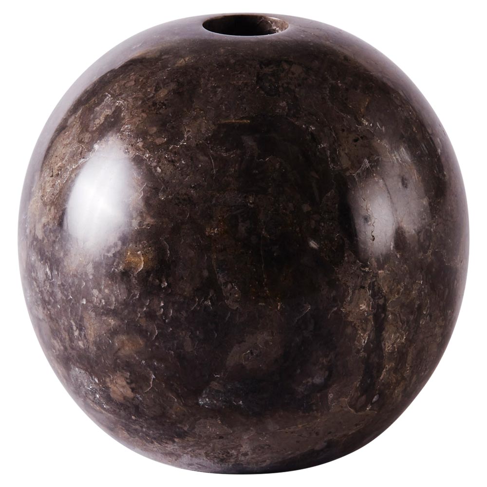 Sphere Large Candle Holder - Gray
