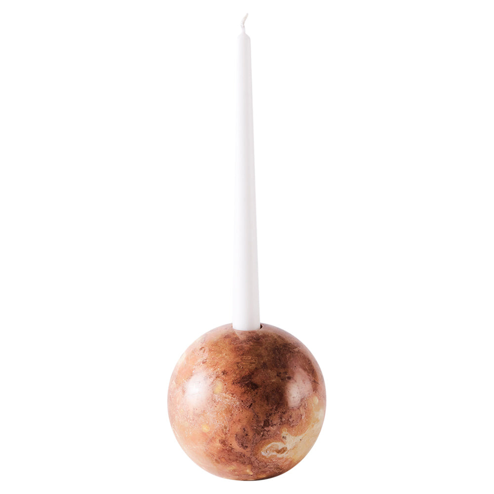 Sphere Large Candle Holder - Red