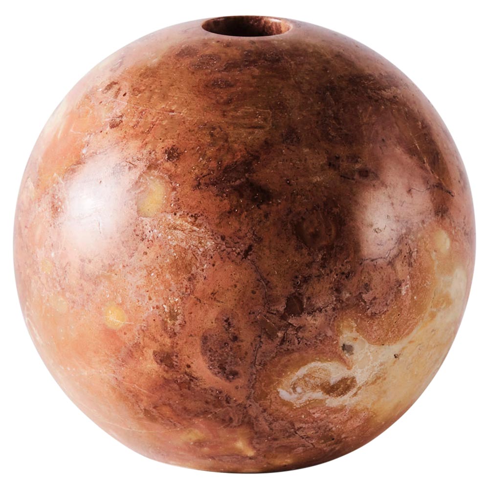 Sphere Large Candle Holder - Red