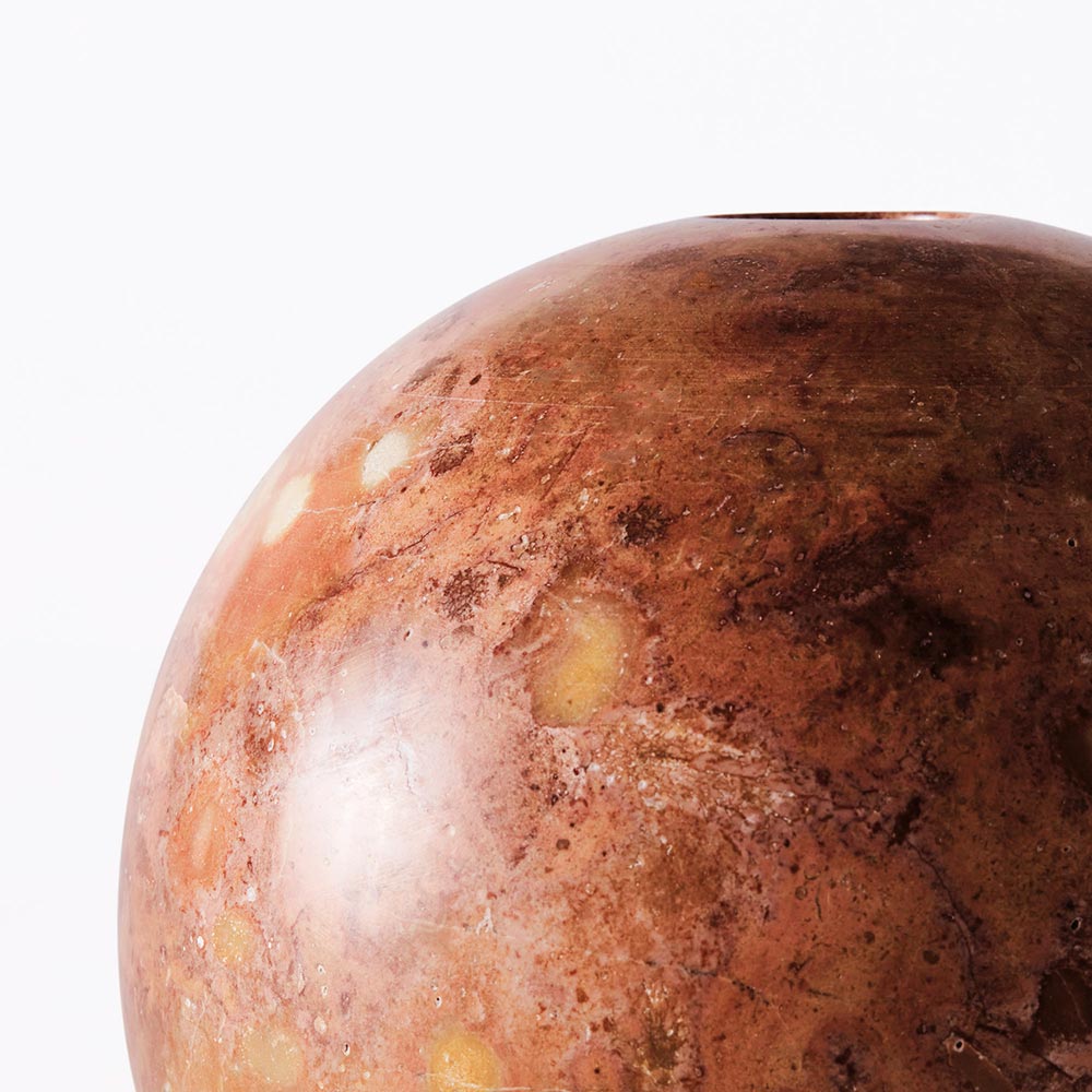 Sphere Large Candle Holder - Red