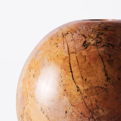 Sphere Medium Candle Holder - Red