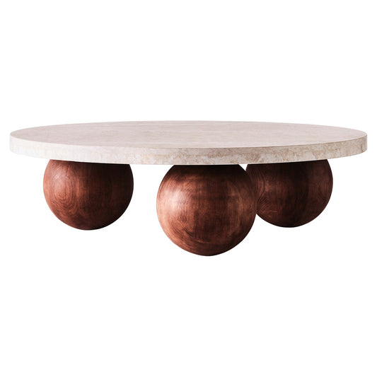 Sphere Round Sofa Table - Granite