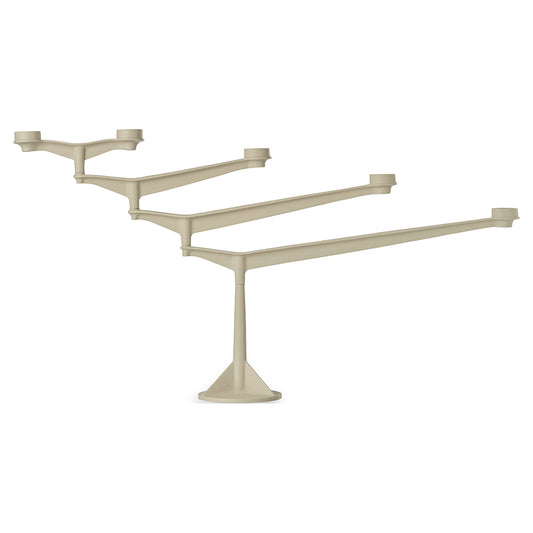 Spin Large Candelabra - Putty