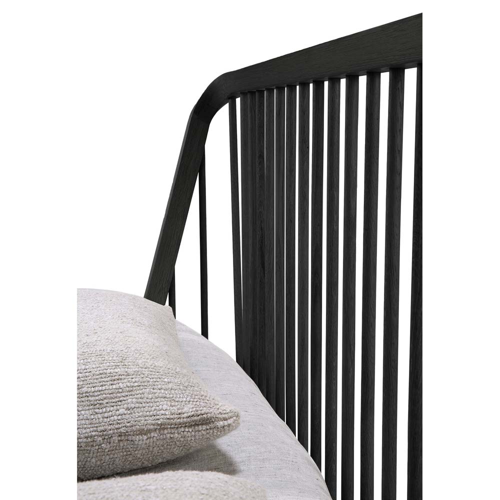 Spindle Bed - Black Oak