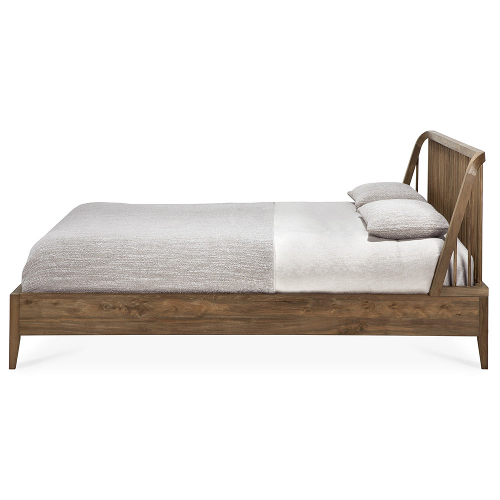 Spindle Bed - Reclaimed Teak