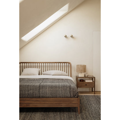 Spindle Bed - Reclaimed Teak