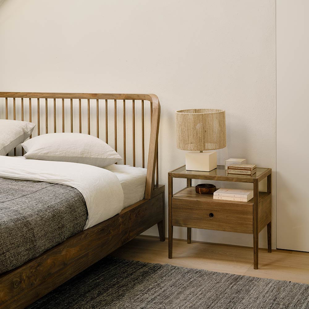 Spindle Bed - Reclaimed Teak