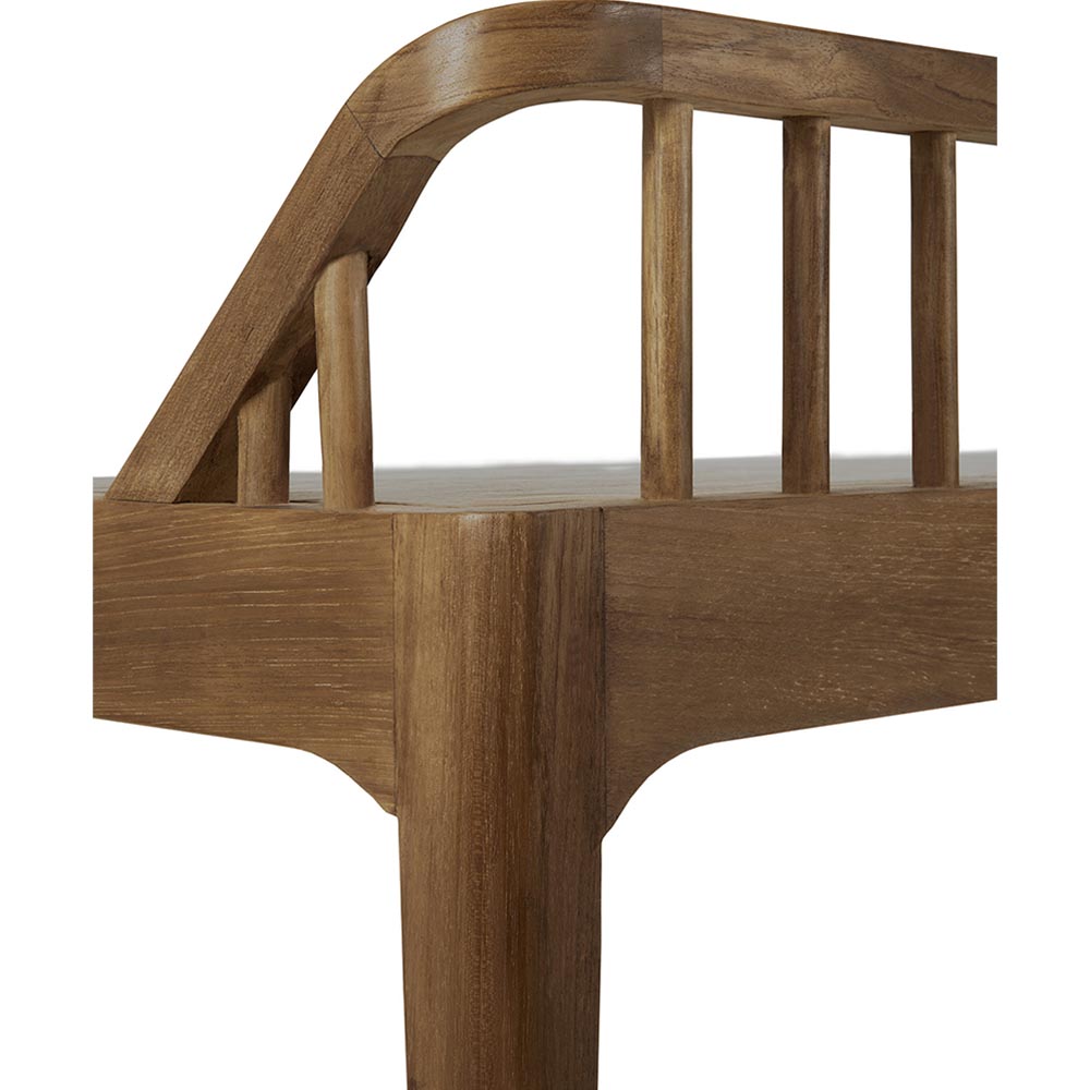 Spindle Bench - Reclaimed Teak