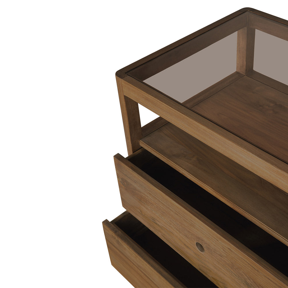 Spindle Dresser - 4 Drawers, Reclaimed Teak