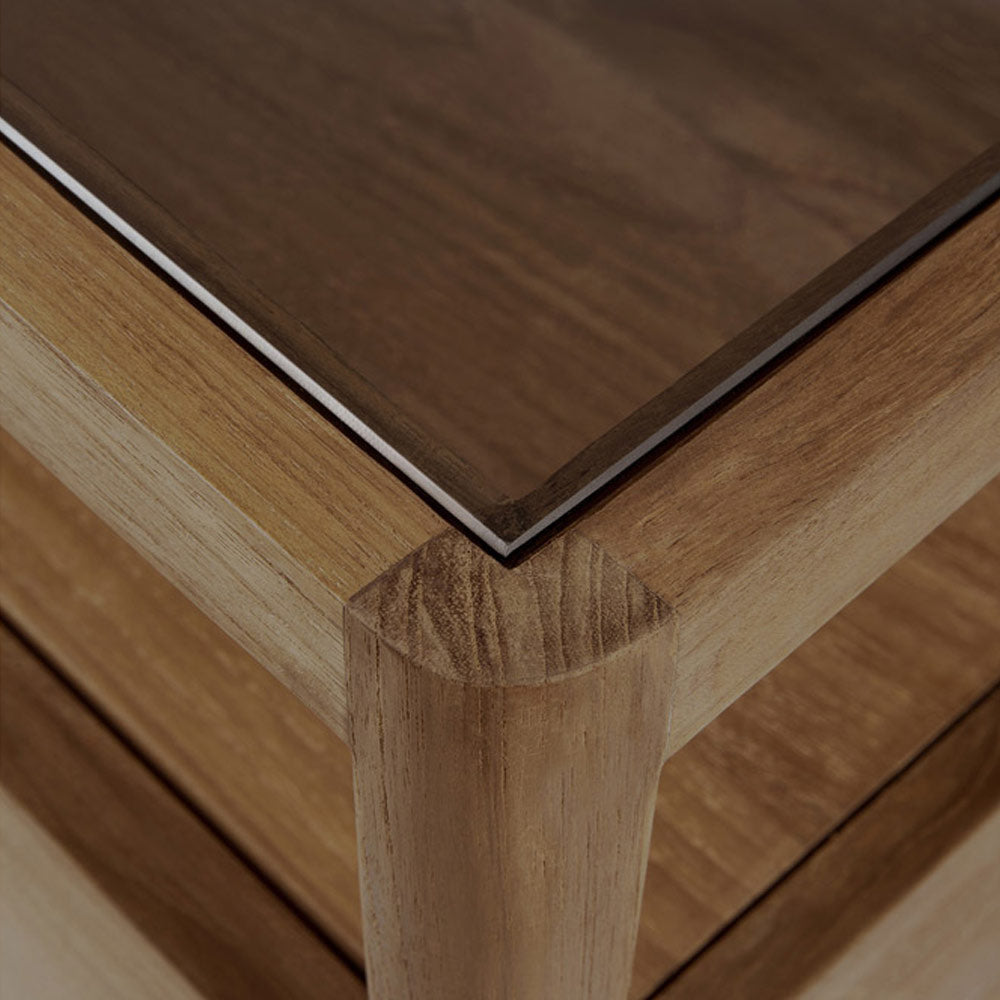 Spindle Dresser - 4 Drawers, Reclaimed Teak