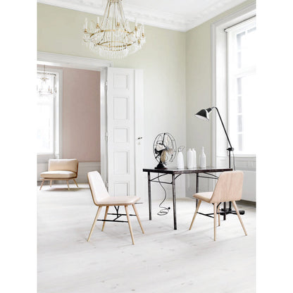 Spine Lounge Chair - Leather, Lacquered Oak