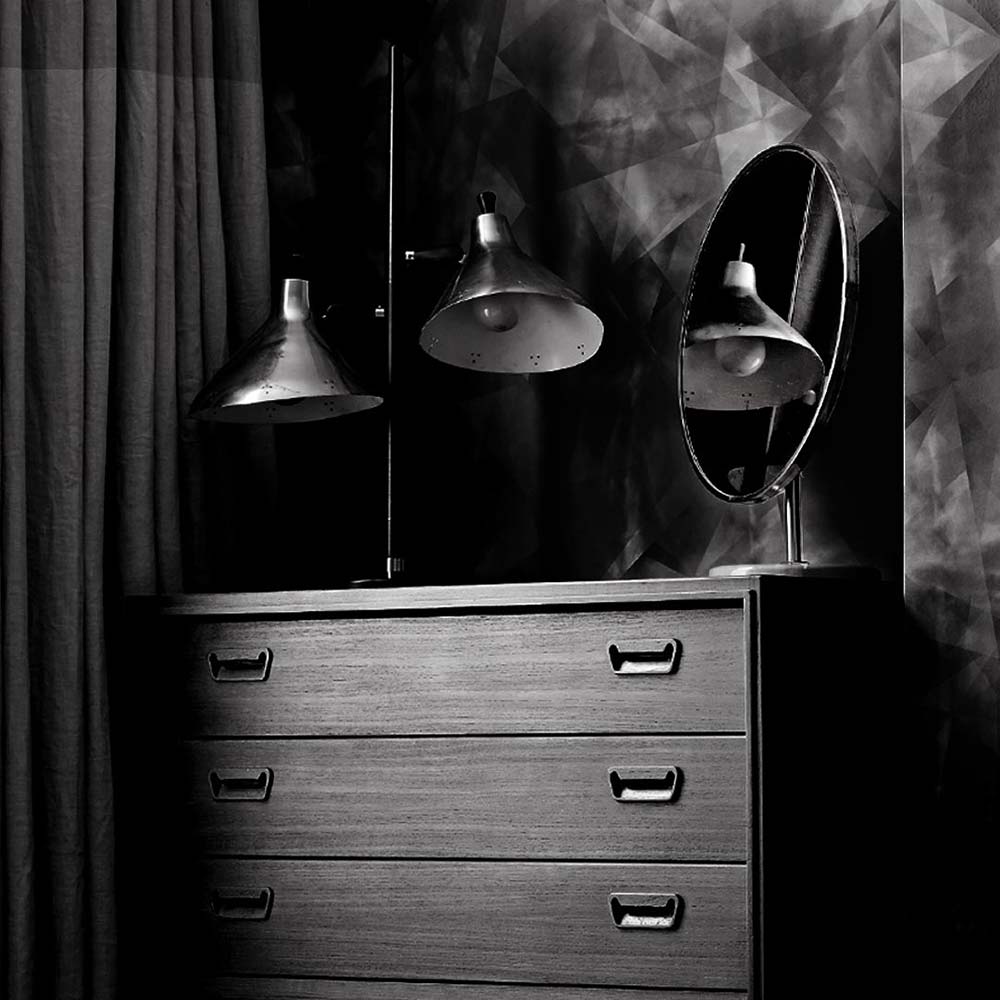 Spiral Chaos Wallpaper - Black