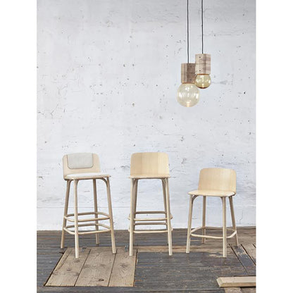 Split Barstool - Wood