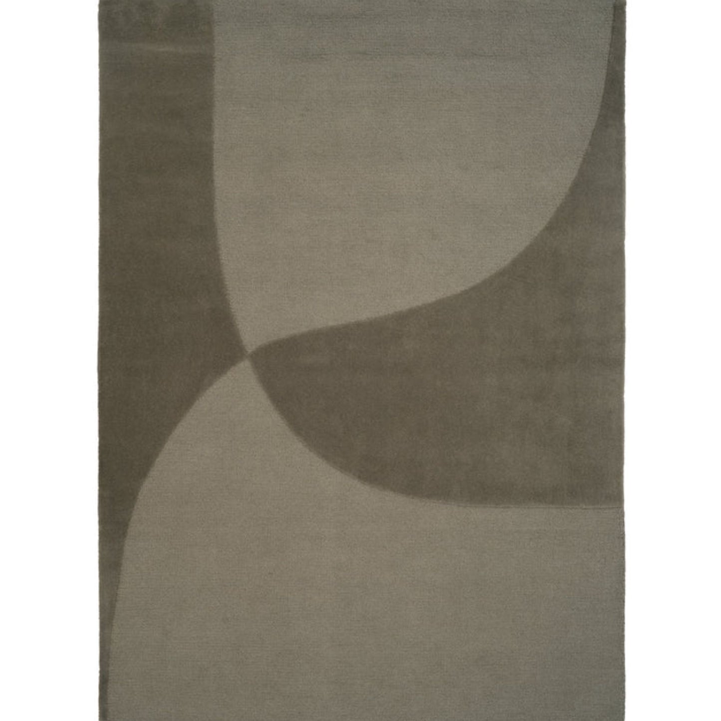 Split Plains Rug - Moss