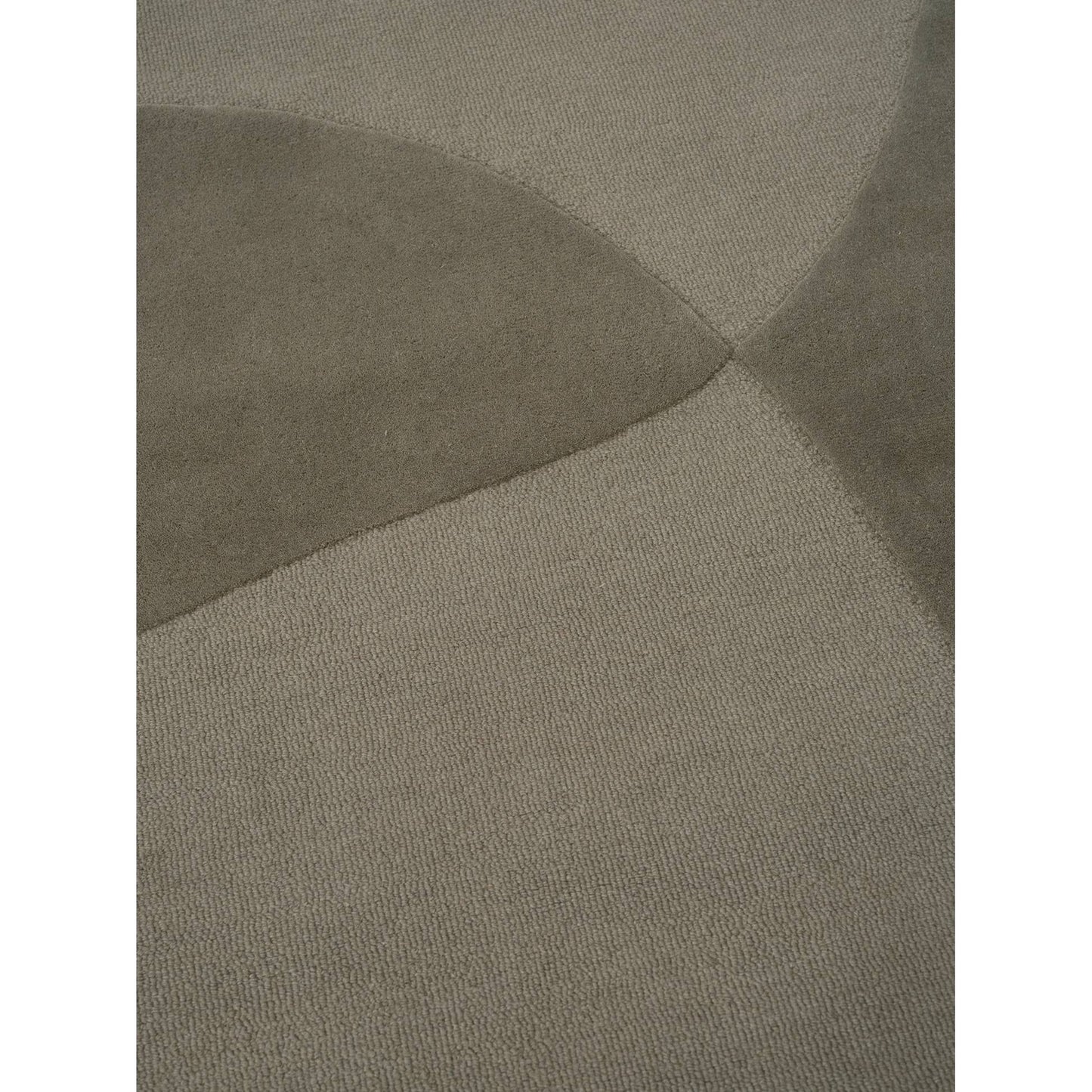 Split Plains Rug - Moss