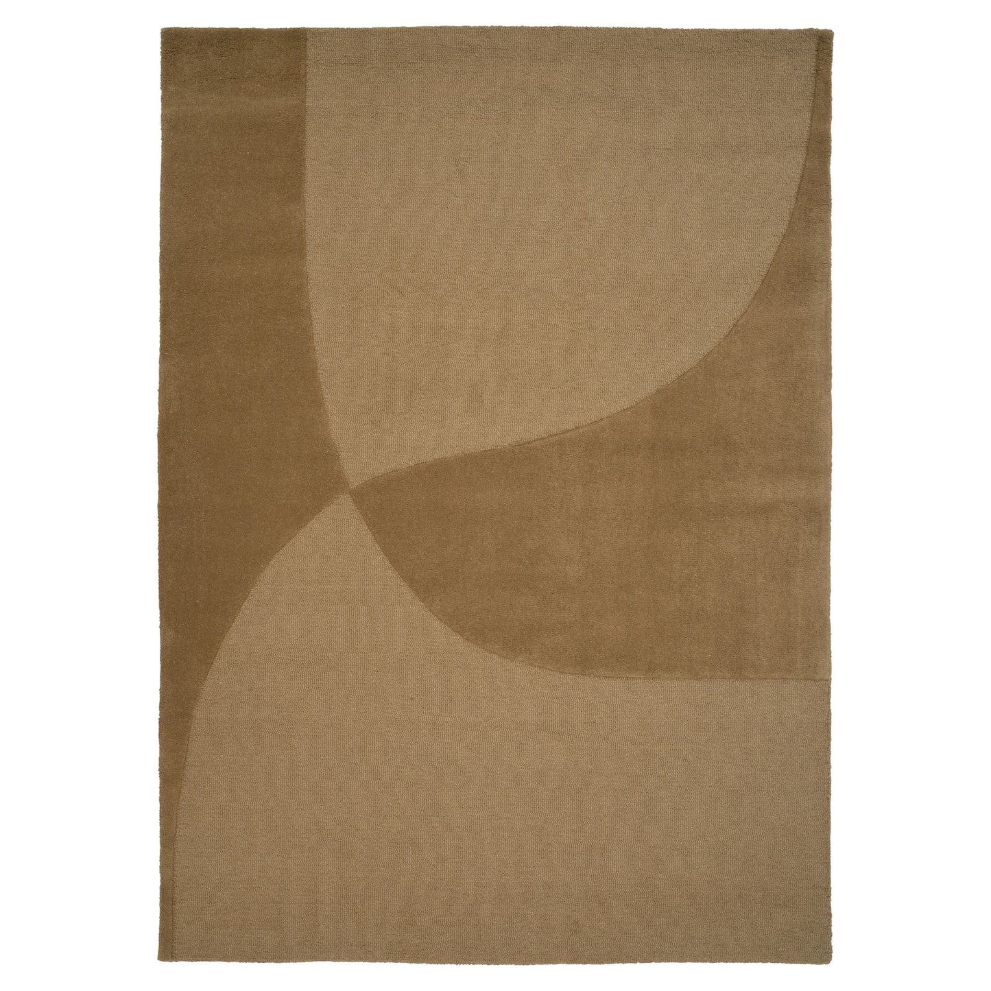 Split Plains Rug - Mustard