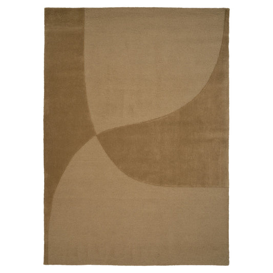 Split Plains Rug - Mustard