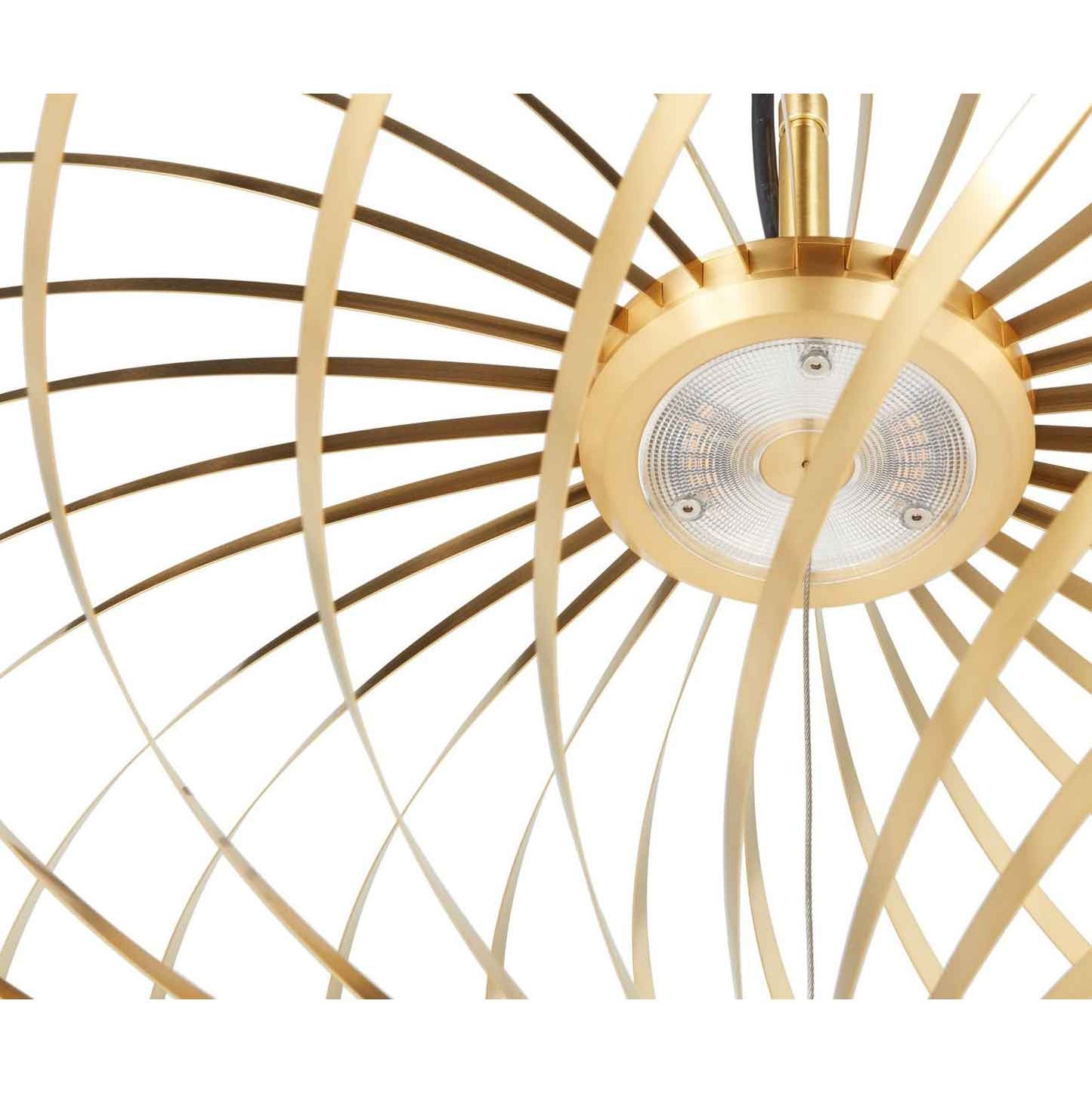 Spring Brass Pendant - Large