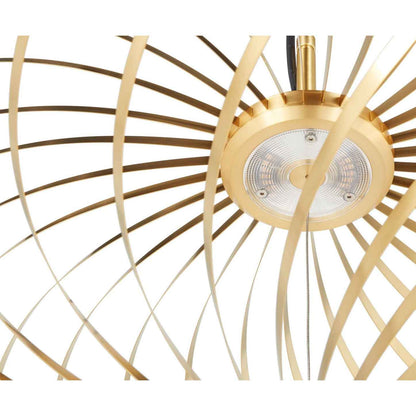 Spring Brass Pendant - Large