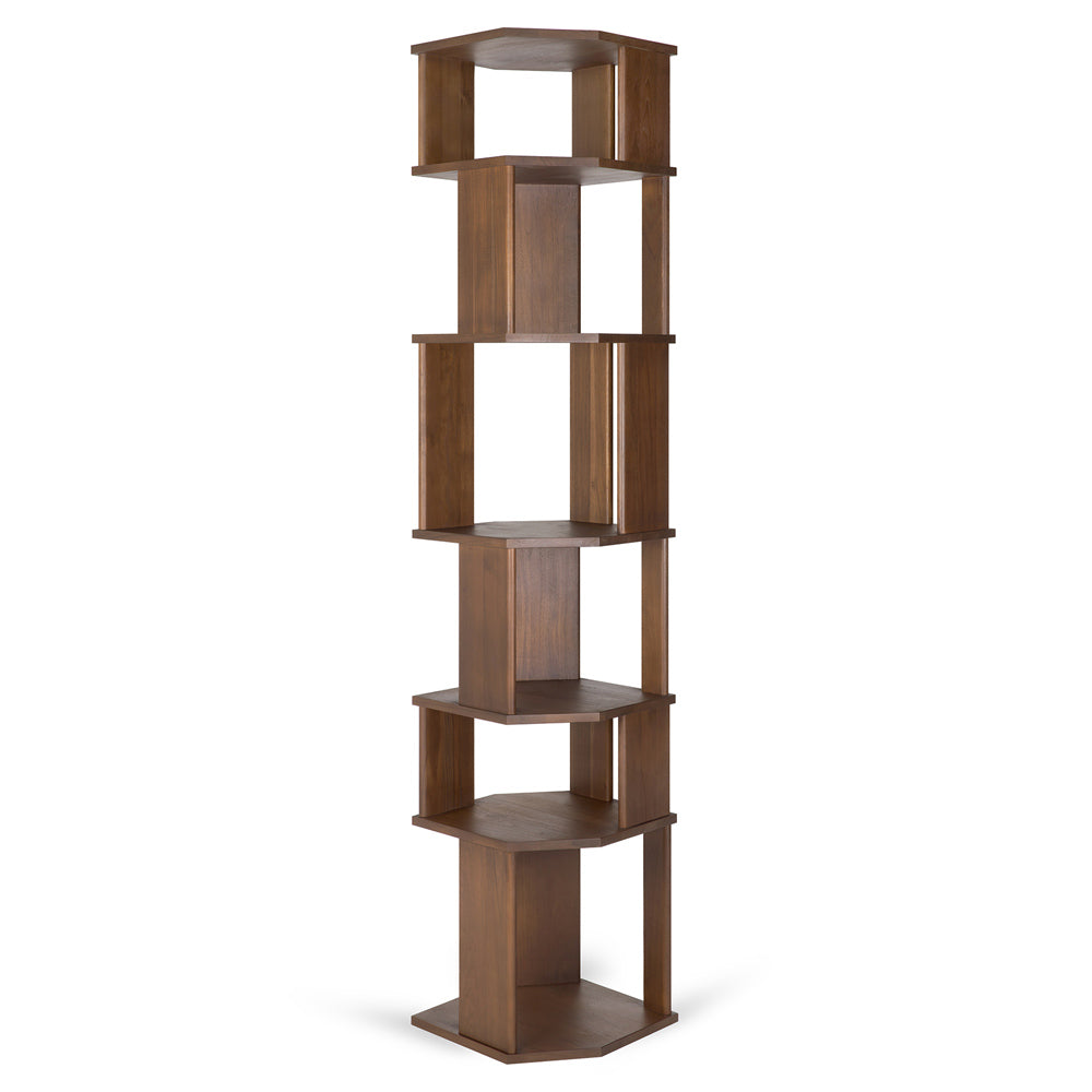 Stairs Column - Brown Teak