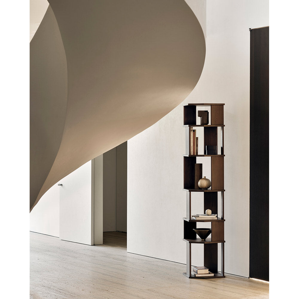 Stairs Column - Brown Teak