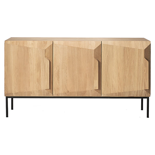 Stairs Sideboard - 3 Doors, Oak