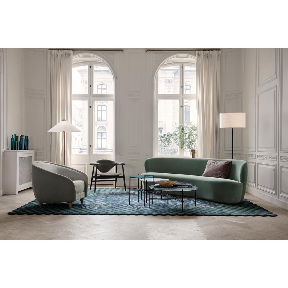 Stay Oval Sofa - Black Base