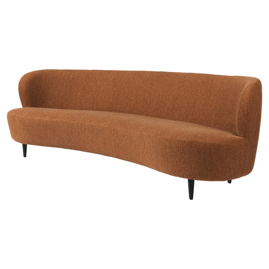Stay Oval Sofa - Wooden Legs