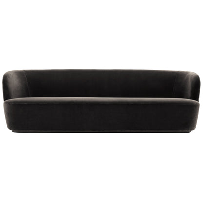 Stay Sofa - 102.36"W x 27.56"D, Black Base
