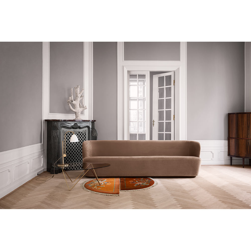 Stay Sofa - 102.36"W x 43.3"D, Black Base