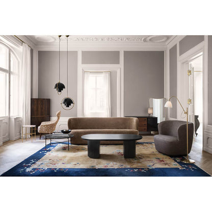Stay Sofa - 74.8"W x 27.56"D, Black Base