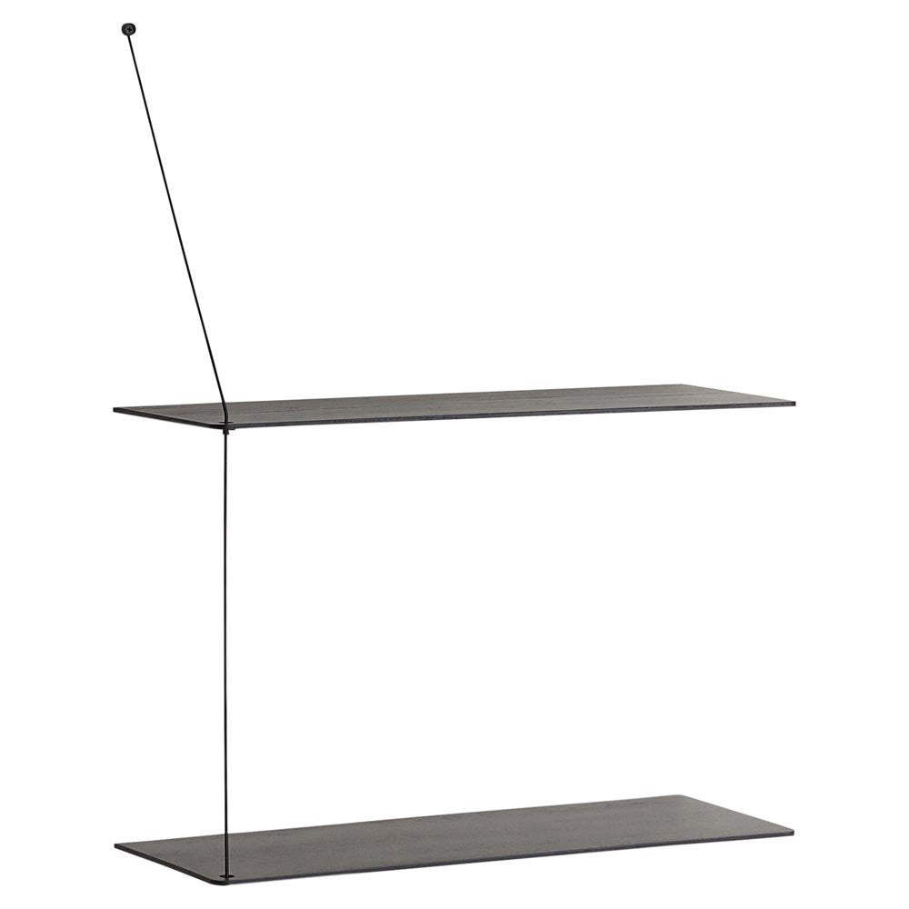 Stedge Shelf - Black Painted Oak