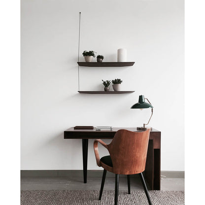 Stedge Shelf - Black Painted Oak