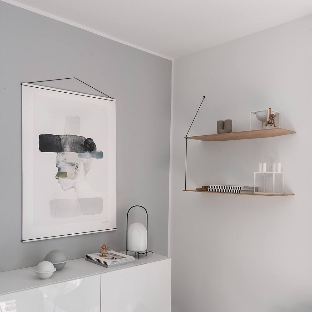 Stedge Shelf - White Pigmented Oak