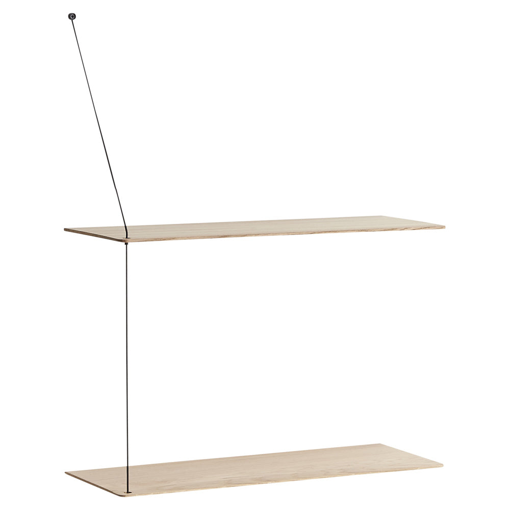 Stedge Shelf - White Pigmented Oak
