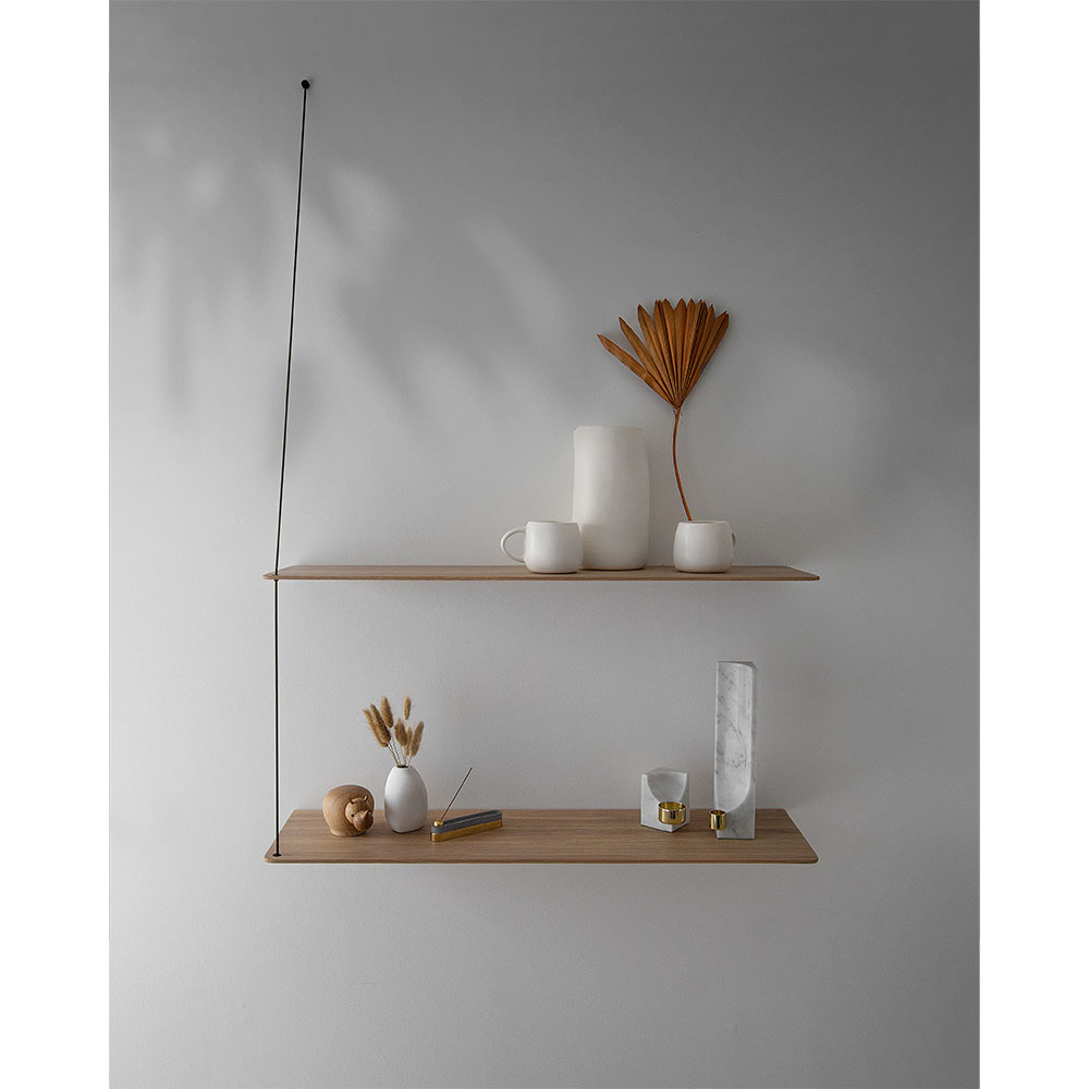 Stedge Shelf - White Pigmented Oak