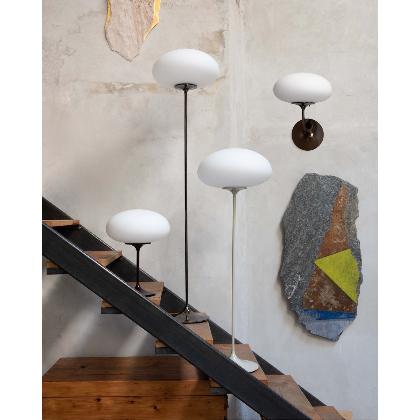 Stemlite Floor Lamp - Pebble Gray