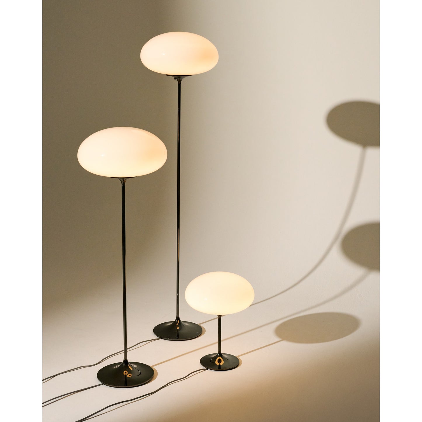 Stemlite Floor Lamp - Black Chrome