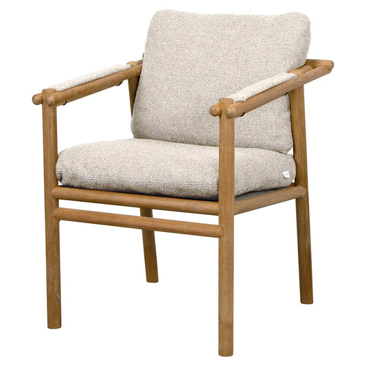 Sticks Armchair - Desert Sand Cushions, Teak Frame