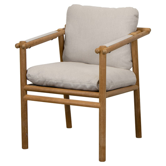 Sticks Armchair - Sand Cushions, Teak Frame