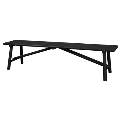 Sticks Bench - Lava Gray Aluminum