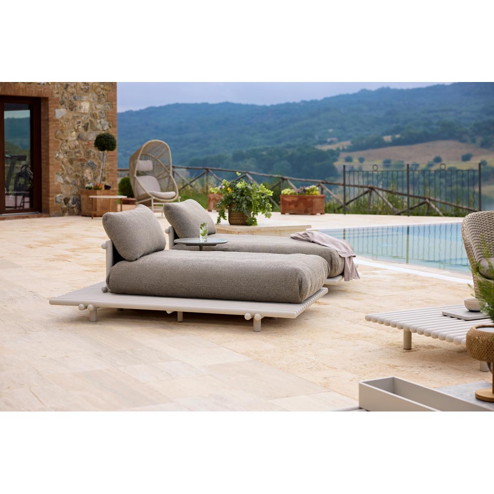 Sticks Platform Arm/Backrest - Sand Aluminum