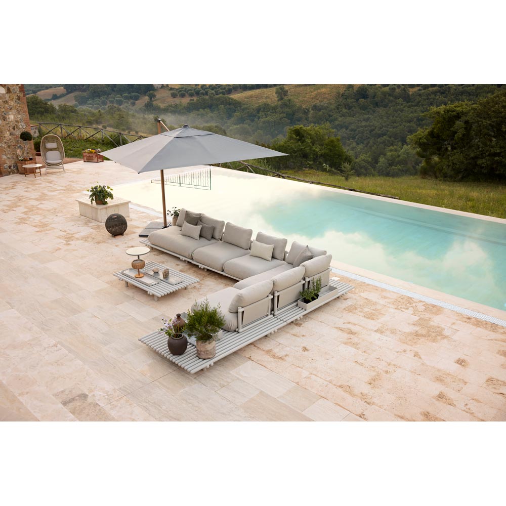 Sticks Platform Arm/Backrest - Sand Aluminum
