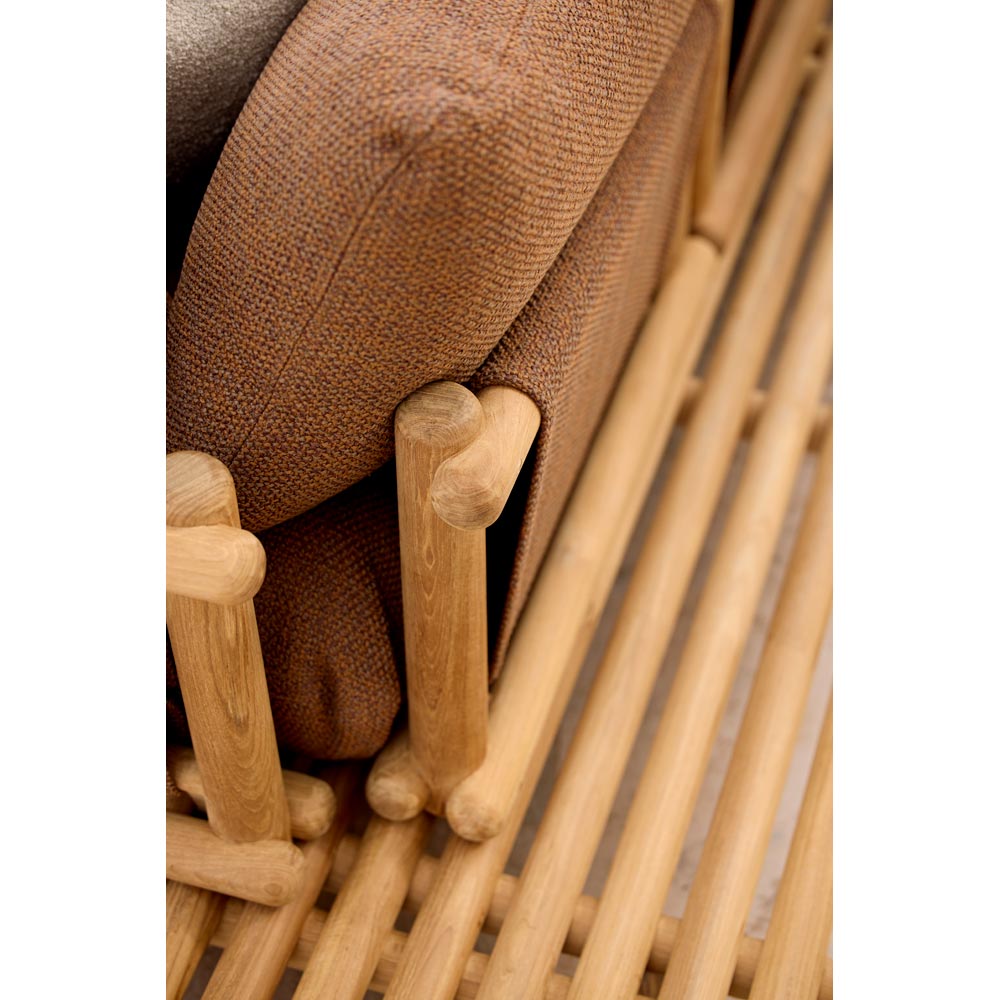 Sticks Platform Side/Back Cushion - Umber Brown