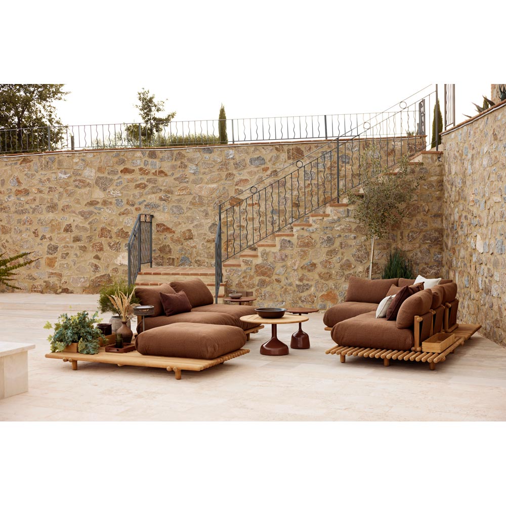 Sticks Platform Side/Back Cushion - Umber Brown