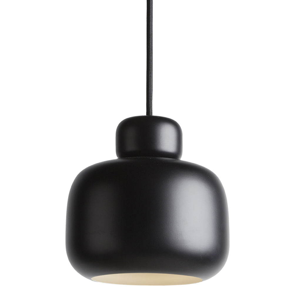 Stone Pendant - Black, Large