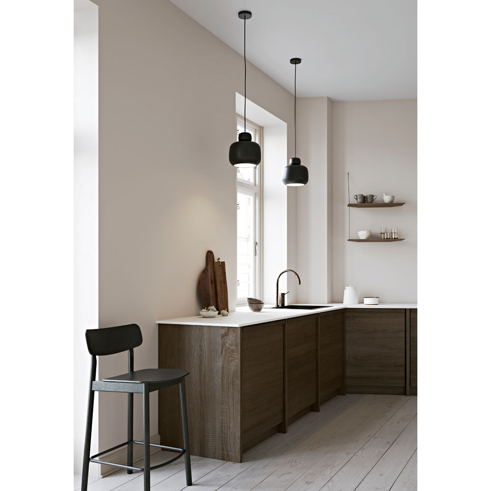 Stone Pendant - Black, Large