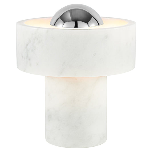 Stone Portable Lamp - Silver